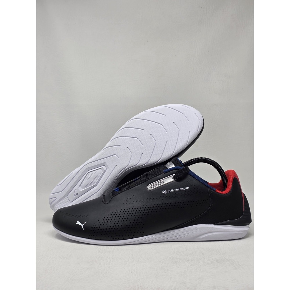 Puma BMW M Motorsport Fast Cat Shoes Mens Size 13 Black Blue Red 308359-03 New